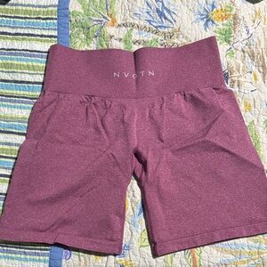 NVGTN Maroon Pro Shorts
